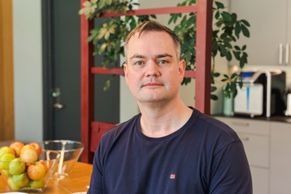 Portrettbilde av Johannes Aursland. 
