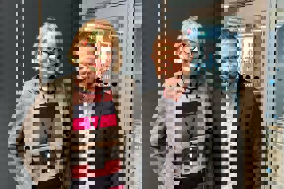 Foto av direktør Rose-Marie Christiansen i Nasjonalt klageorgan for helsetjenesten og helseminister Bent Høie.